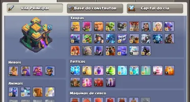 Conta clash of clans TH/CV 14 6 contrutores
