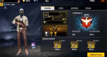 VENDO CONTA BOA DE FREE FIRE COM DINO ANGELICAL