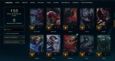 Esmeralda 4 com 95 Champs e 46 Skins + 1850 RP