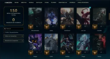 Esmeralda 4 com 95 Champs e 46 Skins + 1850 RP