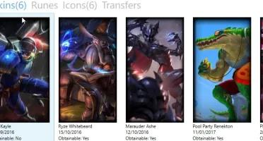 PROMOÇÃO: 45 CAMPEÕES - 06 SKINS