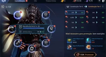 Guerreiro lv 73 Power 90k + 2 petes Heroicos + Couro RED