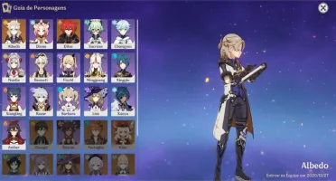 Conta top Com DILUC ALBEDO E muitos outros 4* Livro 5*