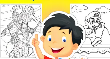 Páginas Kids em "PDF" para colorir e imprimir