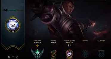 CONTA LOL PLATINA 4 // MMR MUITO ALTO // SUA SMURF PERFEITA