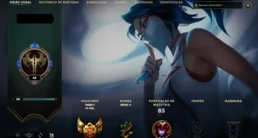 CONTA LOL GOLD 1 MMR ALTO, TODOS OS DADOS [SKINS]