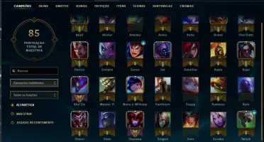 CONTA LOL GOLD 1 MMR ALTO, TODOS OS DADOS [SKINS]