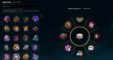 Conta Lol Ex Challenger com muitas skins e chromas raros