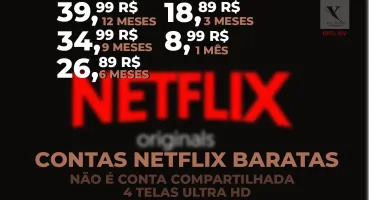 NETFLIX ULTRA HD 4 TELAS - 3 MESES