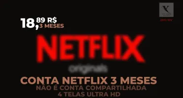 NETFLIX ULTRA HD 4 TELAS - 3 MESES
