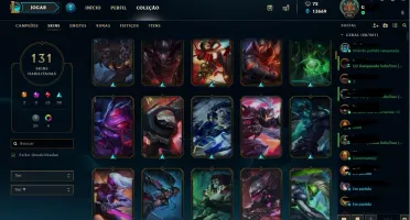 Conta de League Of Legends + 130 skins