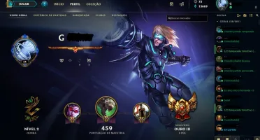 Conta de League Of Legends + 130 skins