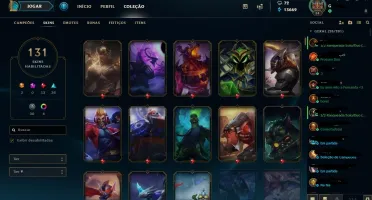 Conta de League Of Legends + 130 skins
