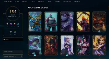 Conta league of legends/ lvl 321 /gold 1 / todos champions