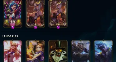 Conta league of legends/ lvl 321 /gold 1 / todos champions