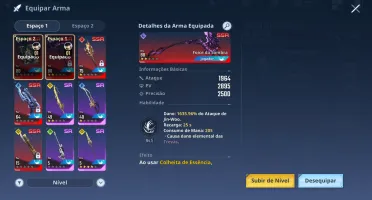 Solo Leveling Level 61 Alice C3 Arma C4, Melin Fisher, Cha 1