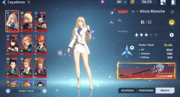 Solo Leveling Level 61 Alice C3 Arma C4, Melin Fisher, Cha 1