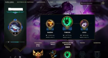 CONTA GOLD 1 MAIS DE 100 SKINS LEAGUE OF LEGENDS