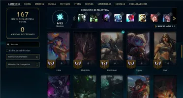 Ferro 4 com 60 Champs e 10 Skins