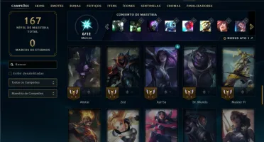 Ferro 4 com 60 Champs e 10 Skins