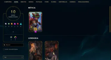 Ferro 4 com 60 Champs e 10 Skins