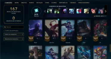 Ferro 4 com 60 Champs e 10 Skins