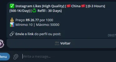 Bot Telegram Python Revenda De Seguidores Smm