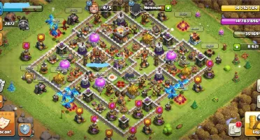 Conta clash of clans, CV11 full com mais de 8.000 gemas!!!