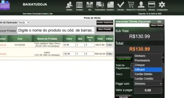 Script Php Controle De Estoque Vendas E Caixa Sistema