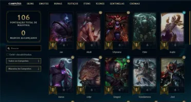Conta de lol ouro 3!