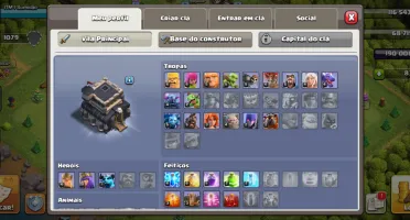 Conta clash of clans cv9 full + chash Royal lv11