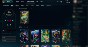Conta Platina 4 Todos os Champs / 90 Skins / Winrate 70%+