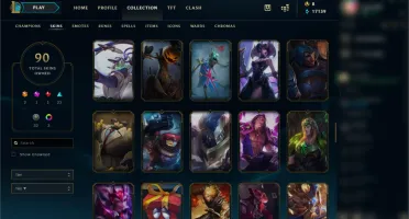 Conta Platina 4 Todos os Champs / 90 Skins / Winrate 70%+