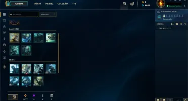 LEVEL 30 UNRANKED, GOLD 4 (TFT), 32 CHAMP, 3 SKIN (ULTIMATE)