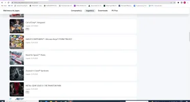 Conta da PSN 28 jogos, incluindo God Of War / RDR 2 e mais