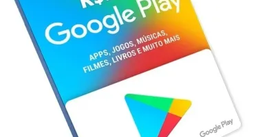 Gift card Google Playstore R$ 100 Reais (cartão Google play)