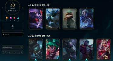 Conta de league of legends ,30 Skin 81 Champz Prata3!!