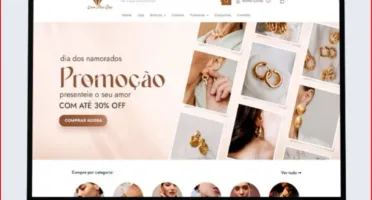 Loja Virtual Bijoux - Feito com wordpress + Elementor
