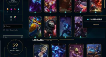 Conta GOLD V Todos Campeões 59 skins