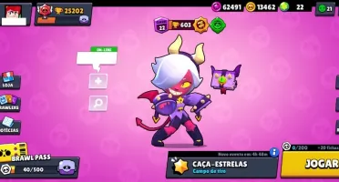 CONTA BRAWL TODOS BRAWLERS FULL 60K ESTELAR