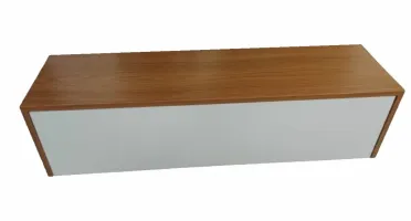 Aparador Freijó e Branco com Gaveta 60x25x20cm