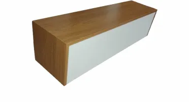 Aparador Freijó e Branco com Gaveta 60x25x20cm