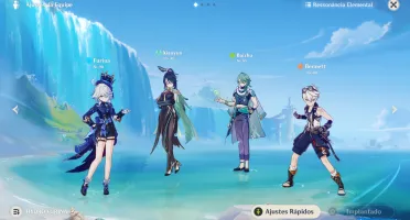 Conta Genshin Ar 55 Furina C6+Biss e Baizhu+ Biss