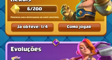Conta Clash Royale nível 37 com 7 evoluções