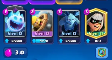 Conta Clash Royale nível 37 com 7 evoluções