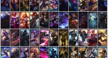 Conta unranked com 155 Champs e 111 Skins