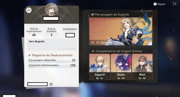 Honkai: Star Rail - Seele + Gepard + Welt + Yanqing + Himeko