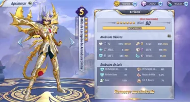 Conta Saint Seya Awakaning F2P Server A47-Perseus bem upada