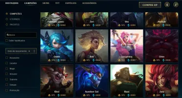 Conta lol top