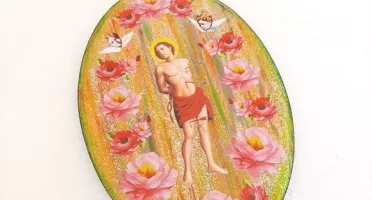 Quadro Oval São Sebastiao G